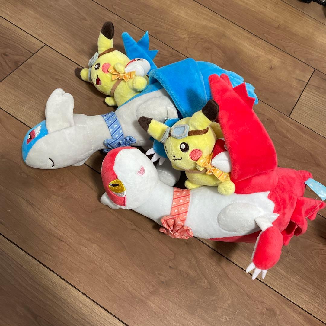 ピカチュウ ぬいぐるみ セット ラティオス ラティアス
