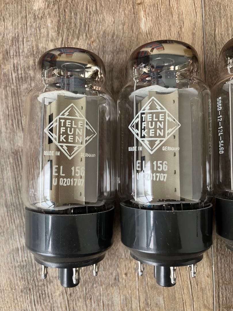 NishiTubes 様用　TELEFUNKEN EL156 真空管 6点セット