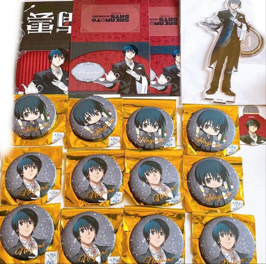 サカデイ 南雲 アクリルフィギュアスタンド 缶バッジ 特典 デスクカード
