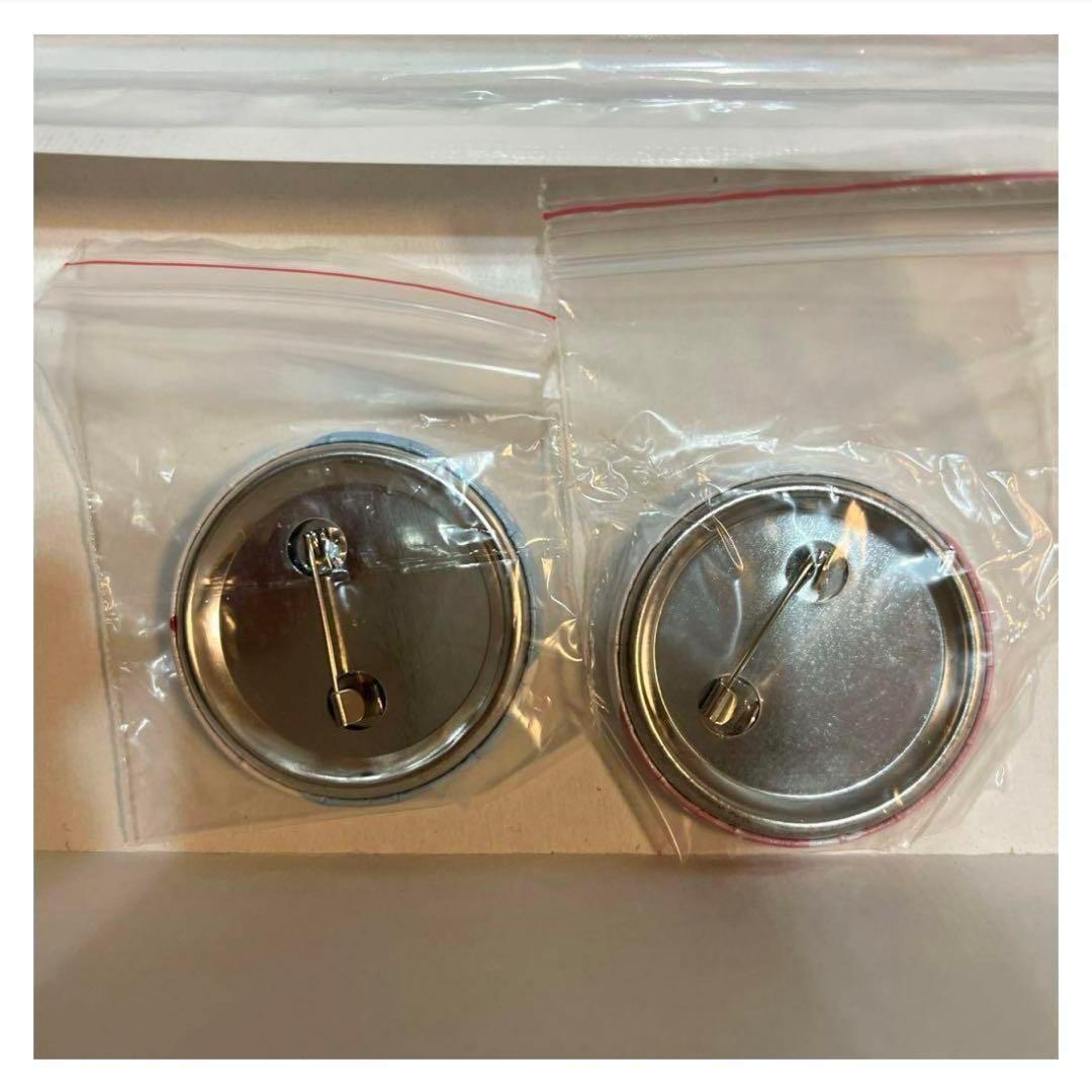 缶バッジ 花粉症 アレルギー バッジ ぜんそく 鼻炎 花柄 アニマル