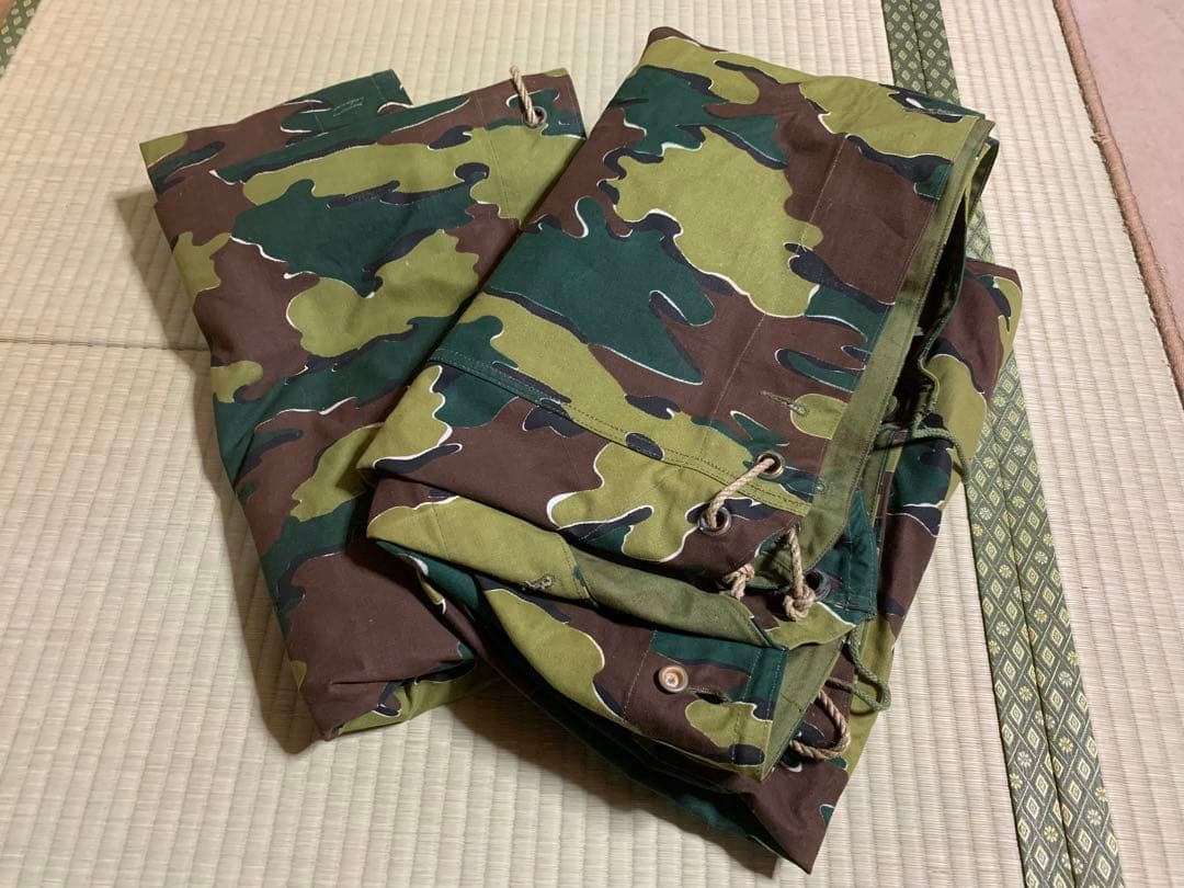 ベルギー軍　軍幕　テント　ジグソーカモ