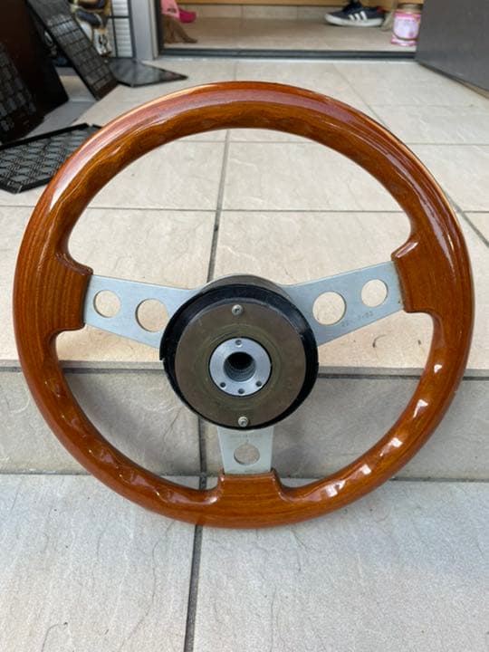 フェラーリ　ウッドステアリング　ステアリング