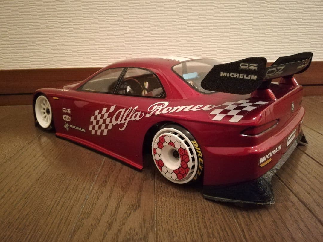 1/10 HPI ラジコン ボディ アルファロメオ 156 ドリパケ等に