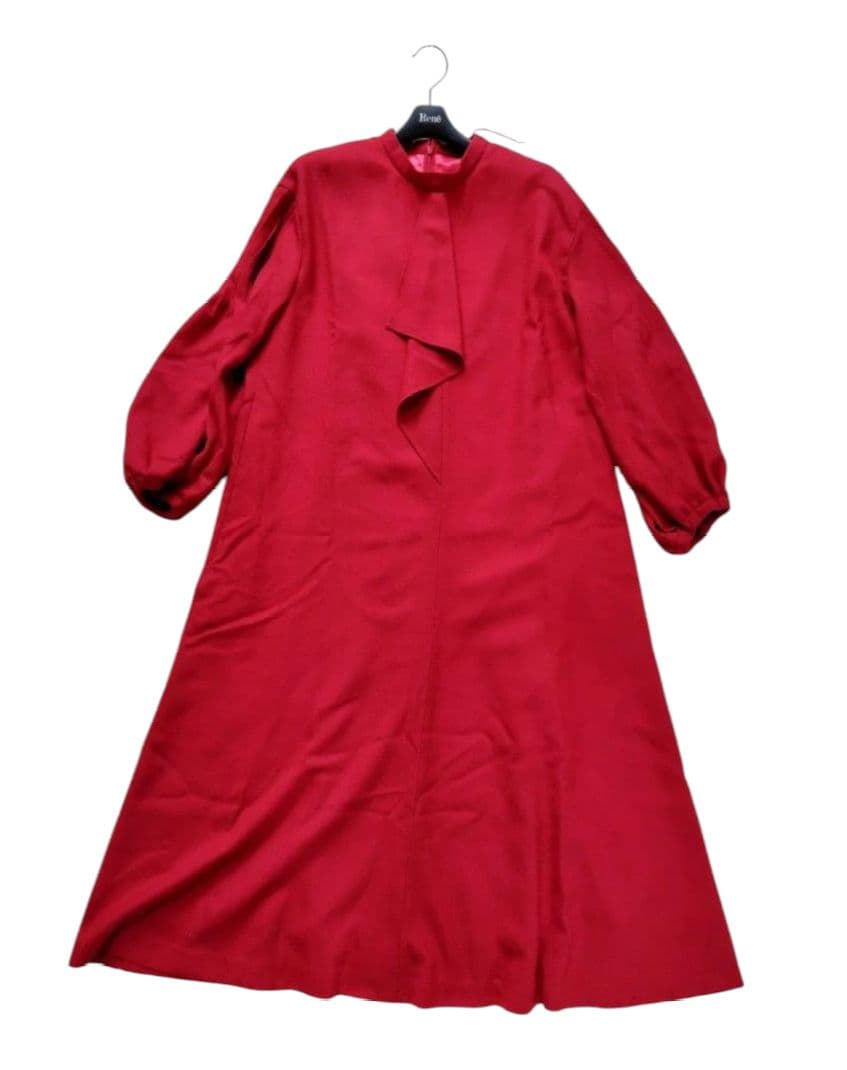 【りんだママ様】24FW新品　ベーシックアムンゼンワンピース　レッド　38