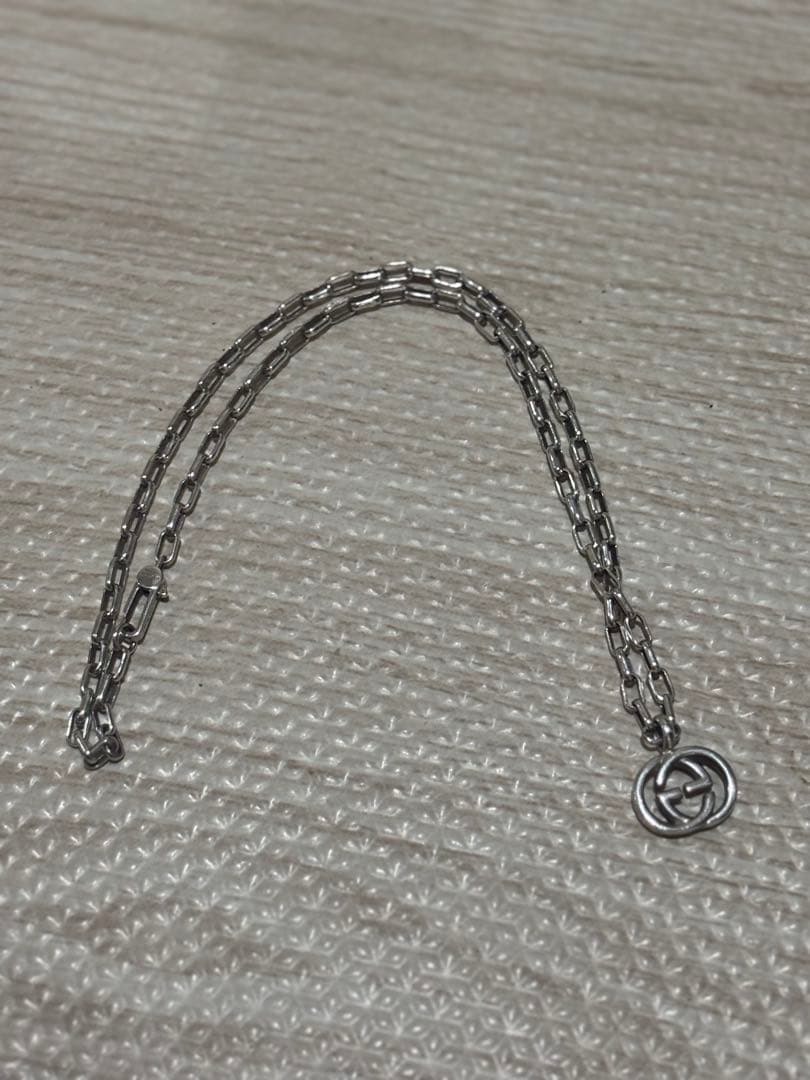 GUCCI ダブルGロゴネックレス
