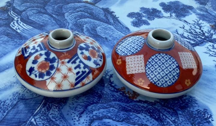 赤絵　油壷　5点セットになります