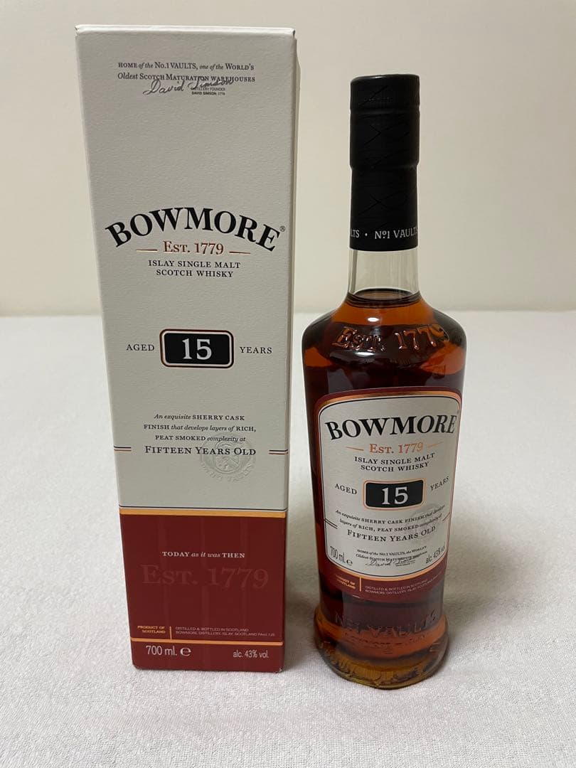 ボウモアbowmore 15年