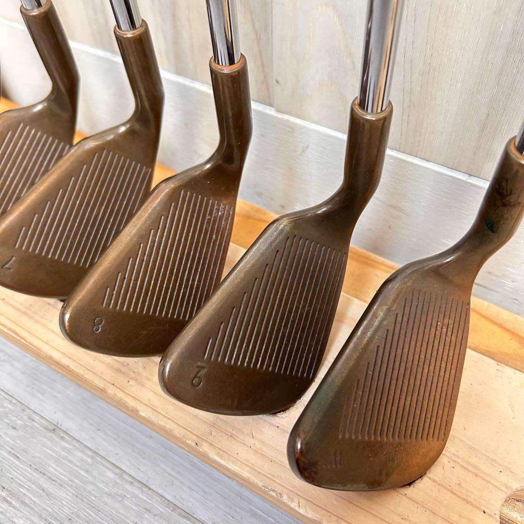 【メンズ右】ピン EYE2 アイアンセット 5-9W R ベリリウムカッパー　赤