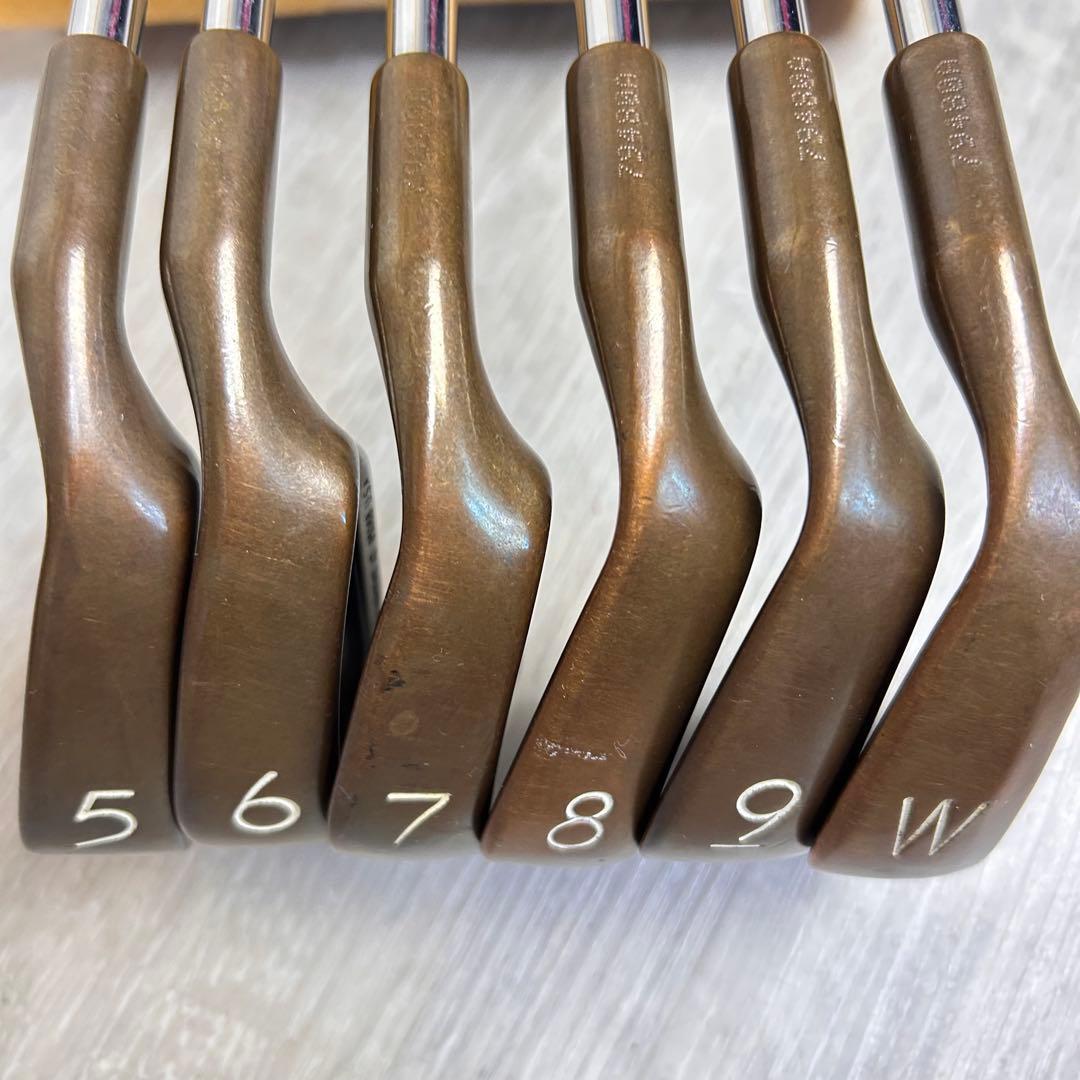 【メンズ右】ピン EYE2 アイアンセット 5-9W R ベリリウムカッパー　赤