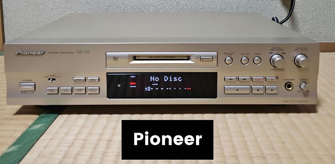 値下げ↓■Pioneer MJ-D5 ミニディスクレコーダー　MD