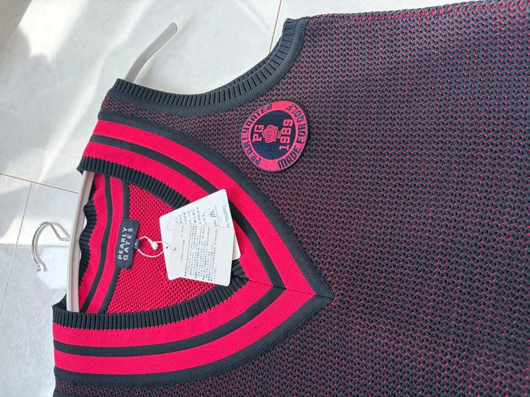 未使用タグ付　パーリーゲイツ ベスト　レディース 0