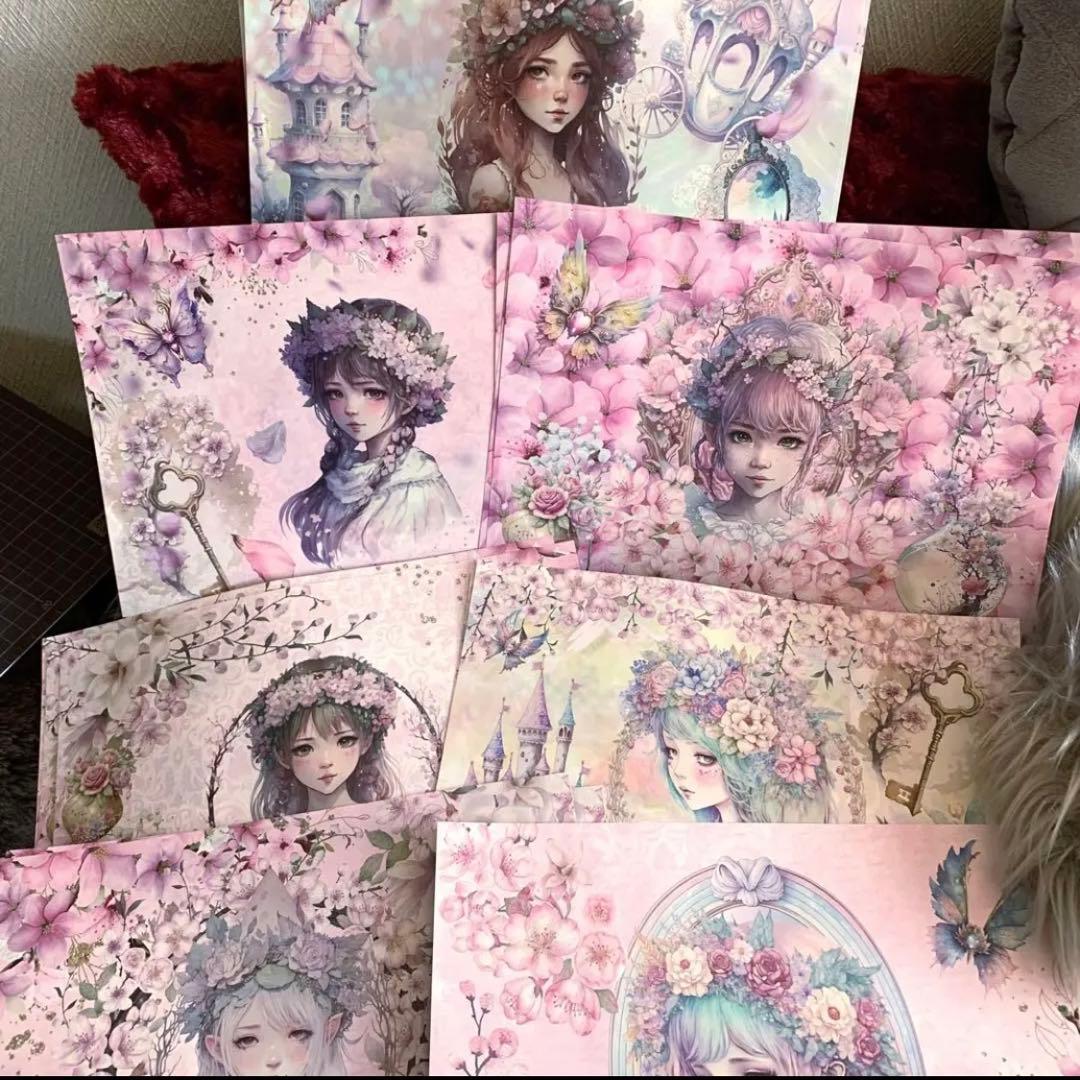 完売▶︎neneさまフローラルプリンセスsakuraメモ＆デザペセット♡