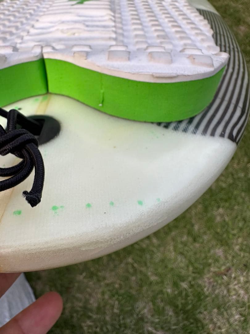 COLE ショートボード カーブボール　ホワイト・グリーン