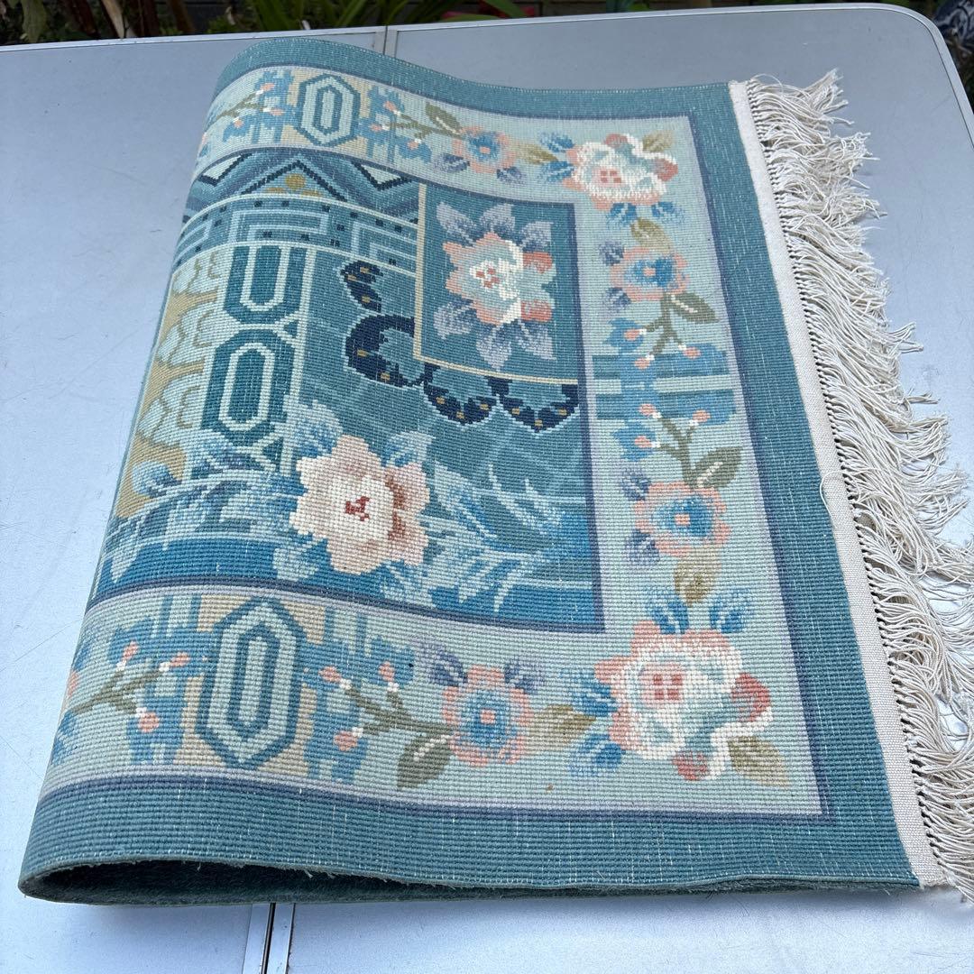 段通　玄関マット カーペット