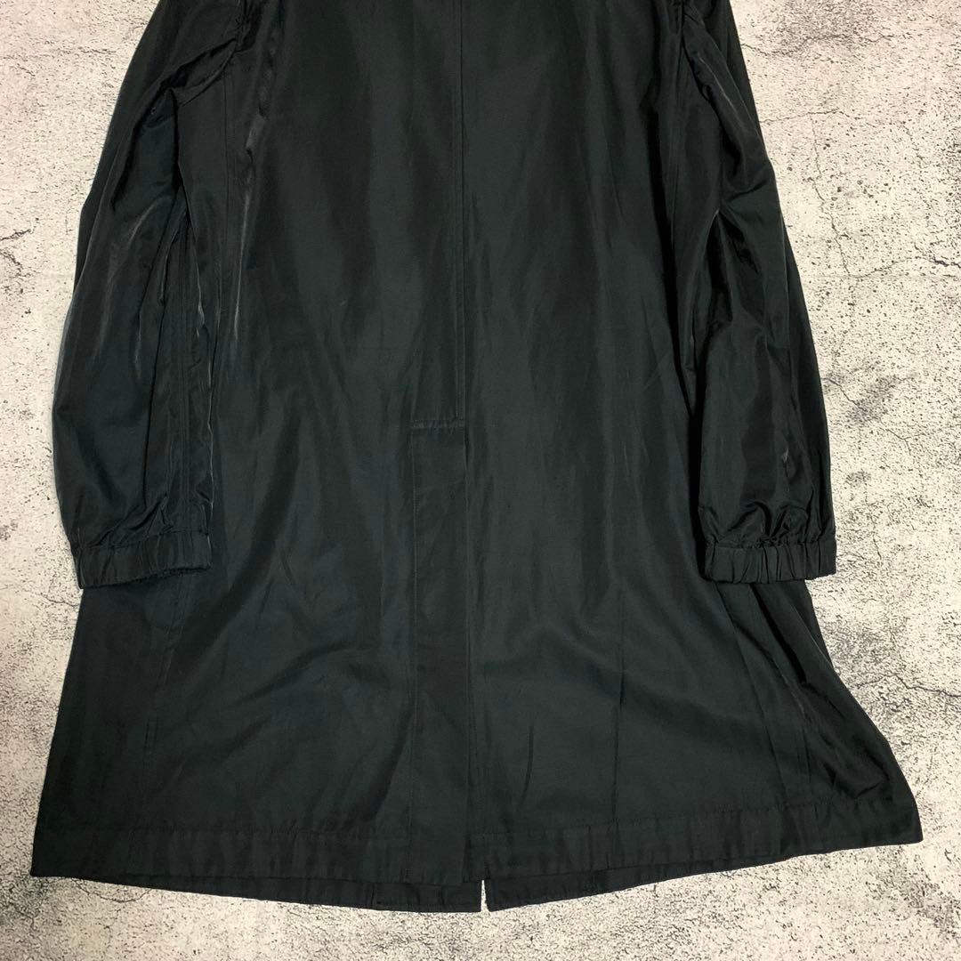 Y-3 ナイロンモッズコート　パーカー　フード　ロングコート　ブラック　Mサイズ