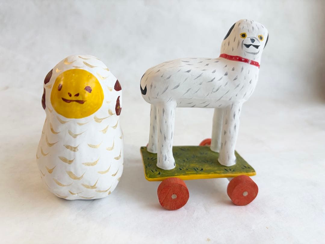 [美品・未使用]玩具ロードワークス 豊永盛人さんの張子作品