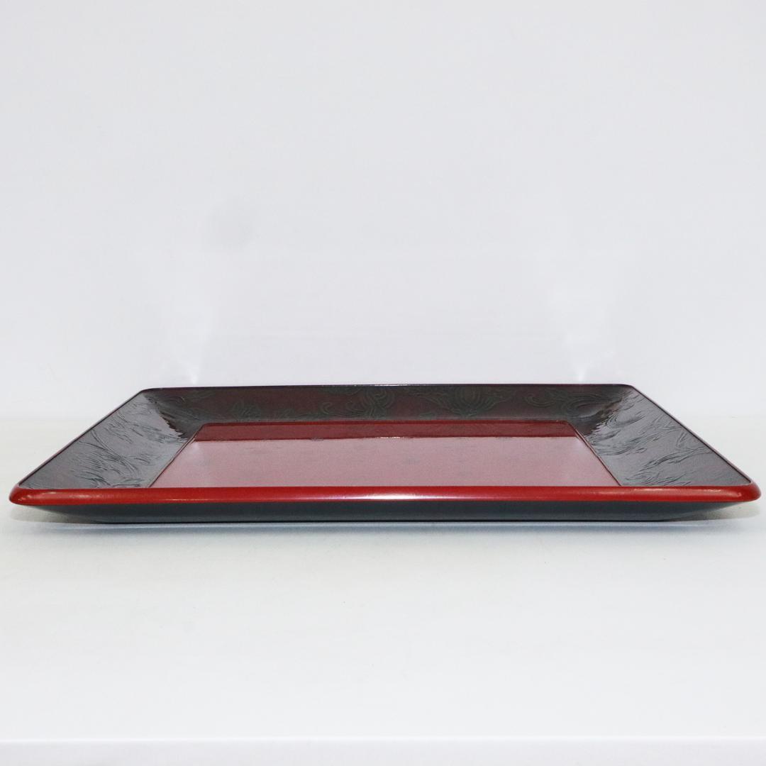 高岡漆器　勇助塗 石井祐介 造　お盆　5客　共箱