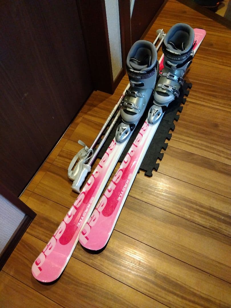 KASTLE/学生・レディース用/スキーセット/メンテ・WAX済み✔