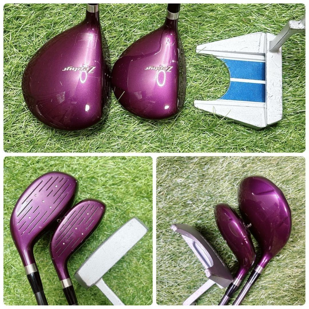 ミズノ ジオテック レディースゴルフ 10本 キャディバッグ付き L 右利き