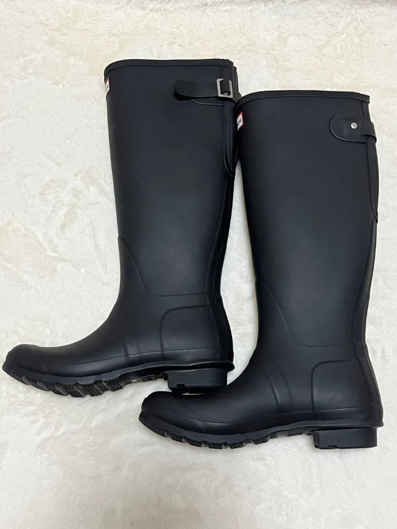 【美品✨】ハンターレインブーツ　25cm ブラック