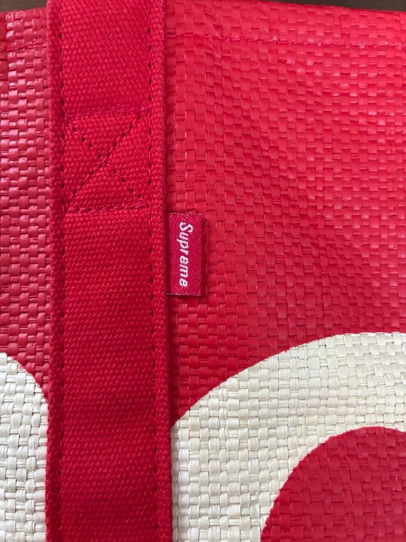Supreme ショップ袋 赤 大