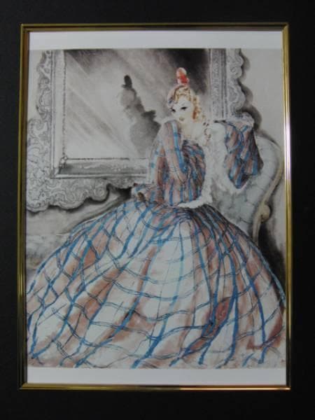 ルイ・イカール限定版・アールデコ/ヴェニスの鏡、希少な額装用画集より