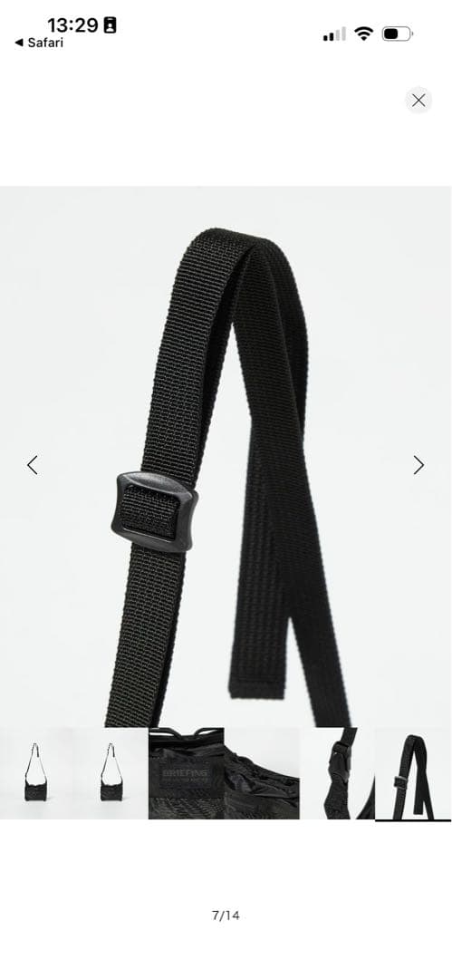 【別注】＜BRIEFING＞SOLID LIGHT SACOCHE/サコッシュ