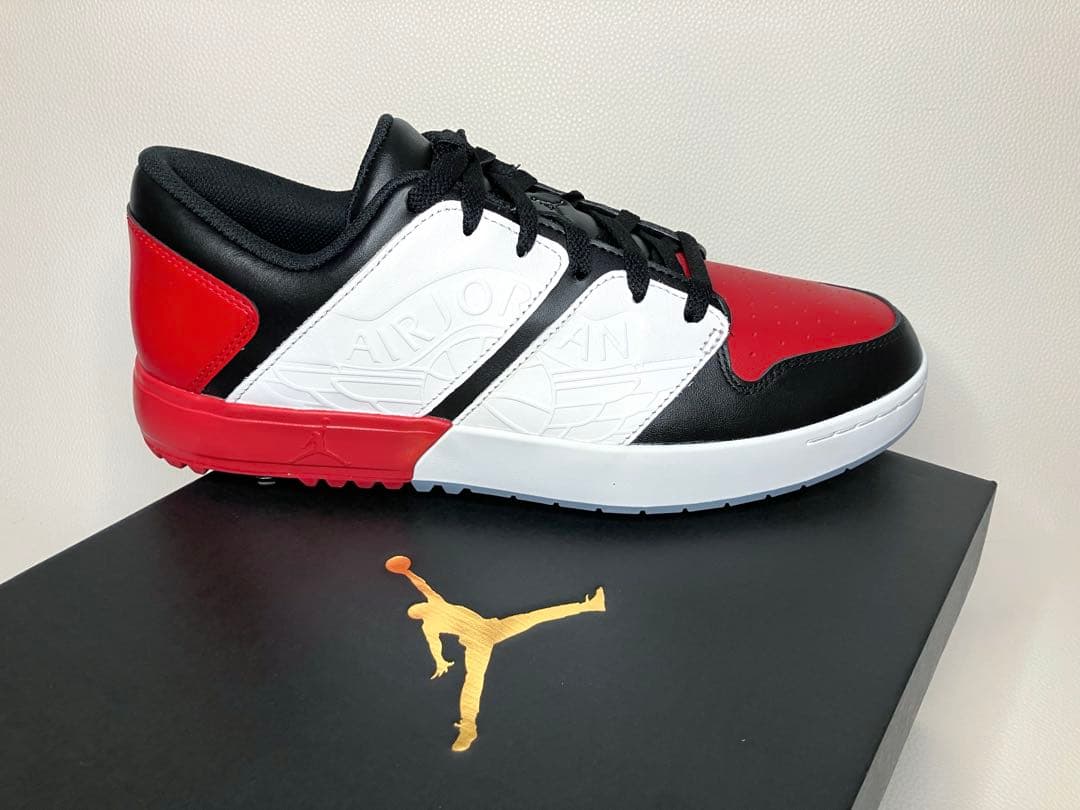 NIKE ナイキ　ゴルフシューズ ジョーダン1 ブルズカラー　ローカット