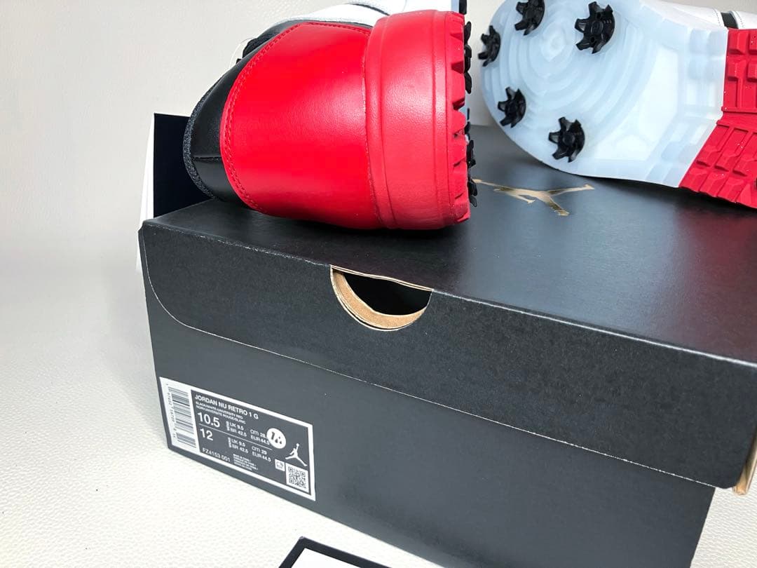 NIKE ナイキ　ゴルフシューズ ジョーダン1 ブルズカラー　ローカット