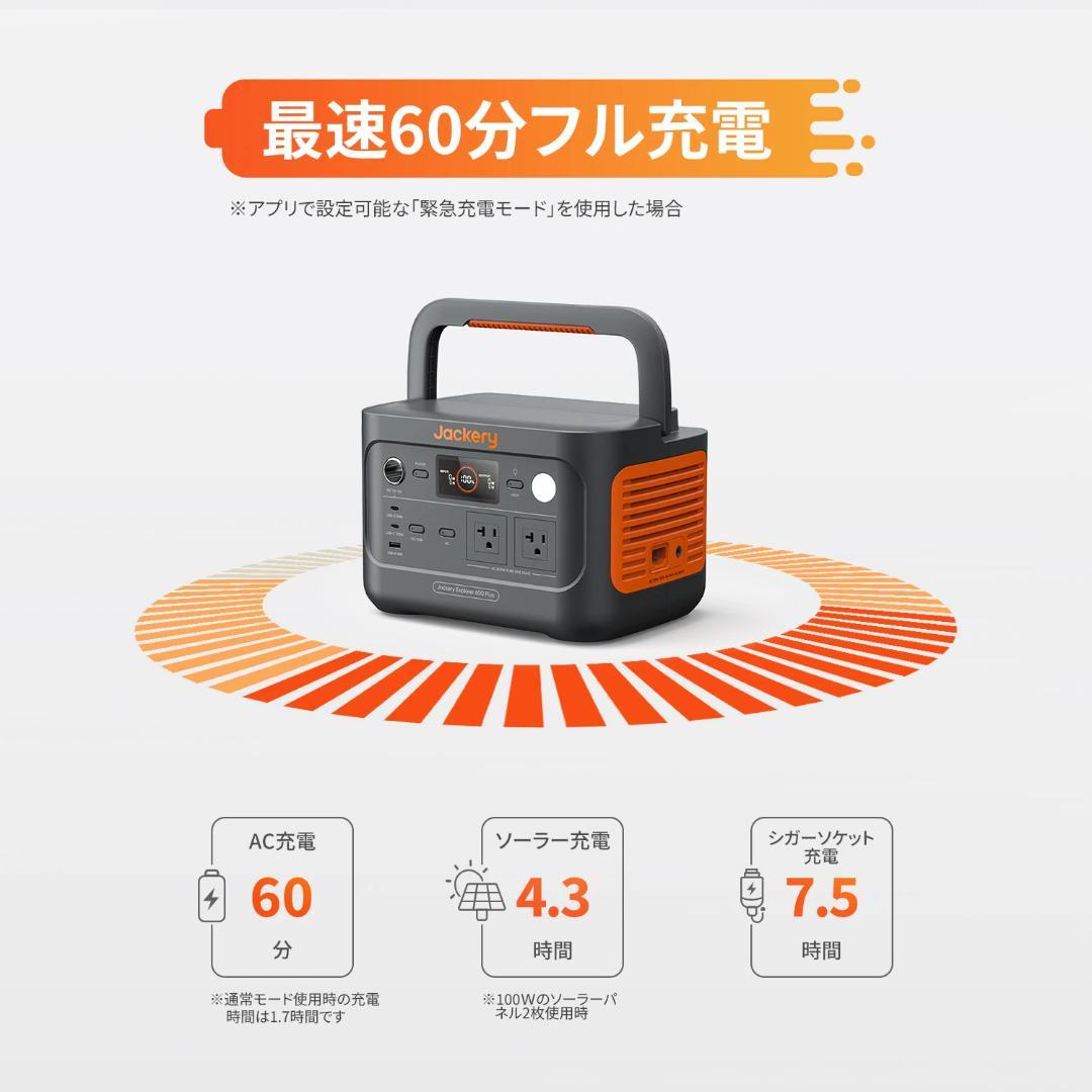 Jackery 600 Plus + 100W ソーラーパネルセット 新品未開封