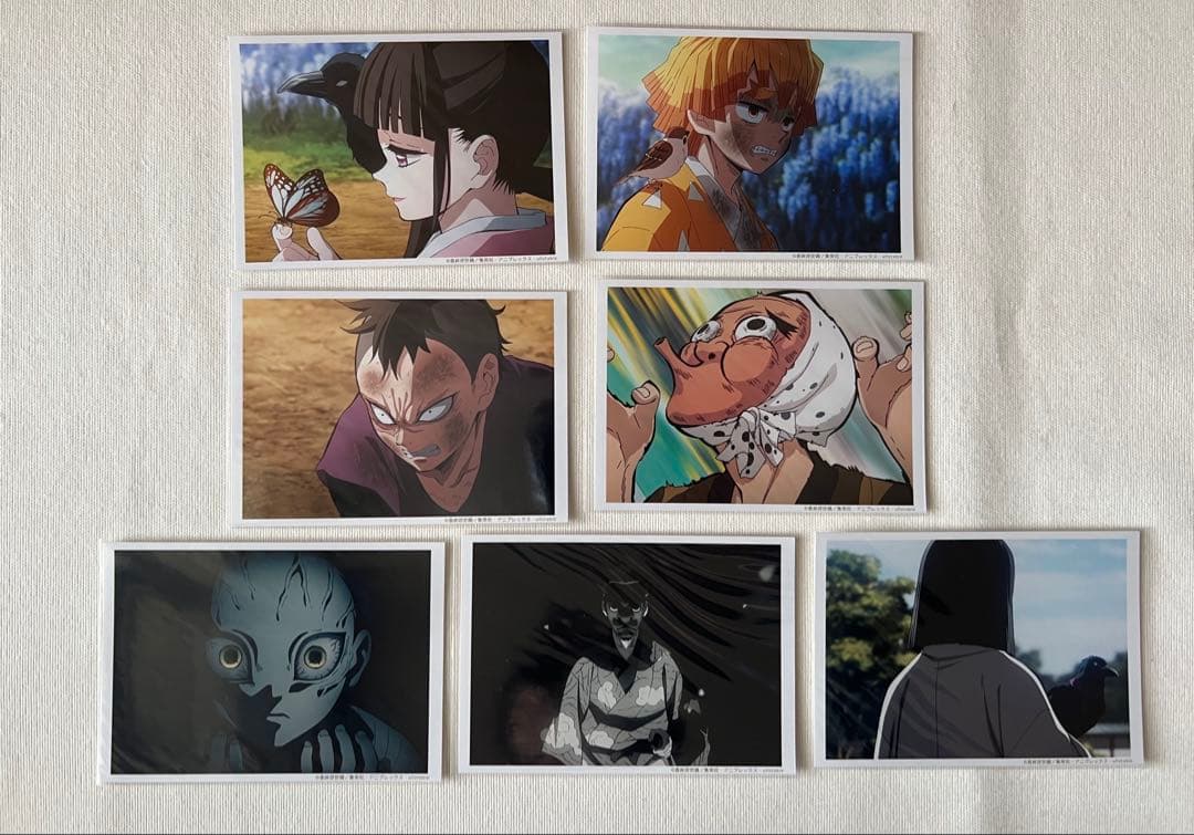 鬼滅の刃　場面写ブロマイド　立志編　7枚セット②