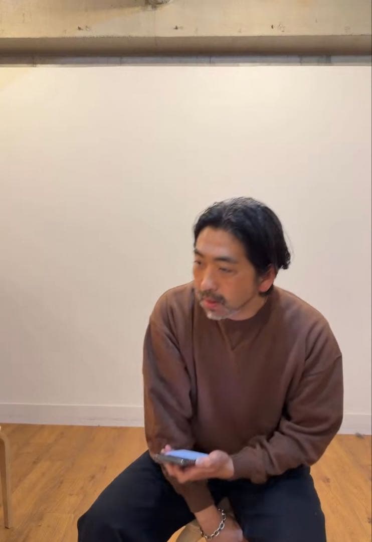 Daydream Newport Sweat Crew ブラウン OVY L