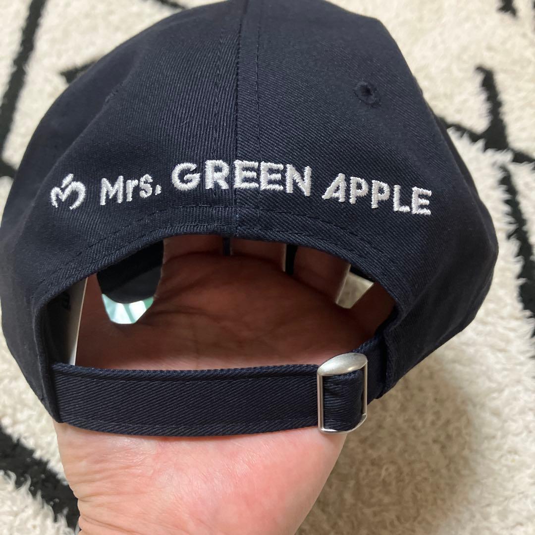 Mrs. GREEN APPLE ミセス ニューエラ　ネイビー　キャップ M/L
