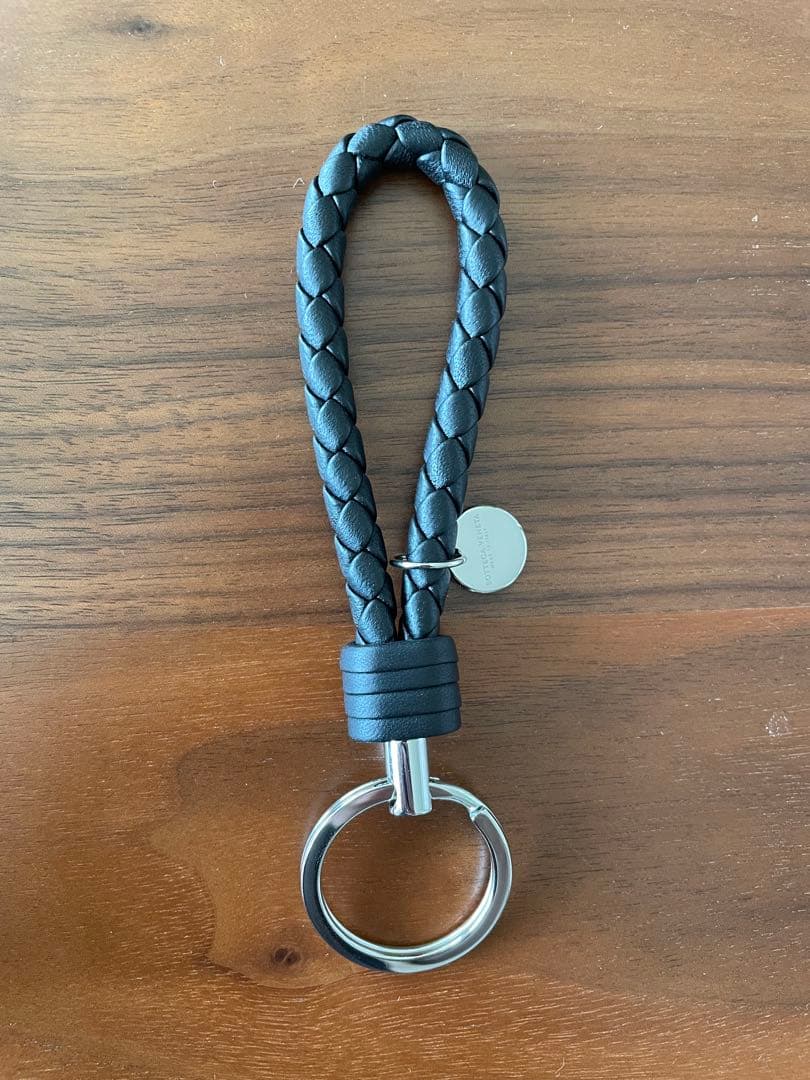 Bottega Veneta キーホルダー キーリング ベルト ブラック