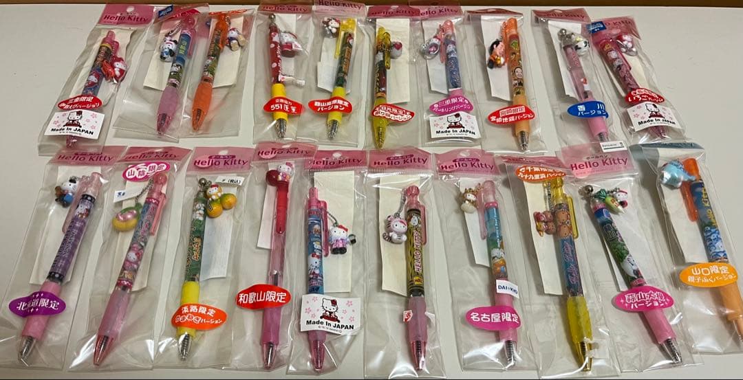 【激レア/未開封】ご当地キティボールペン シャープペン 20本まとめ売りANA等