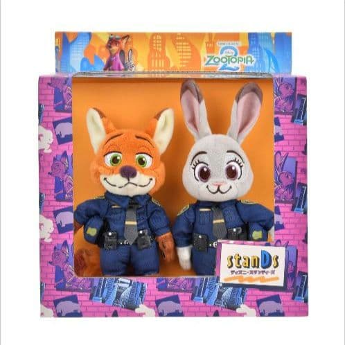 ジュディ＆ ニックぬいぐるみ セット Disney stanDs ズートピア2