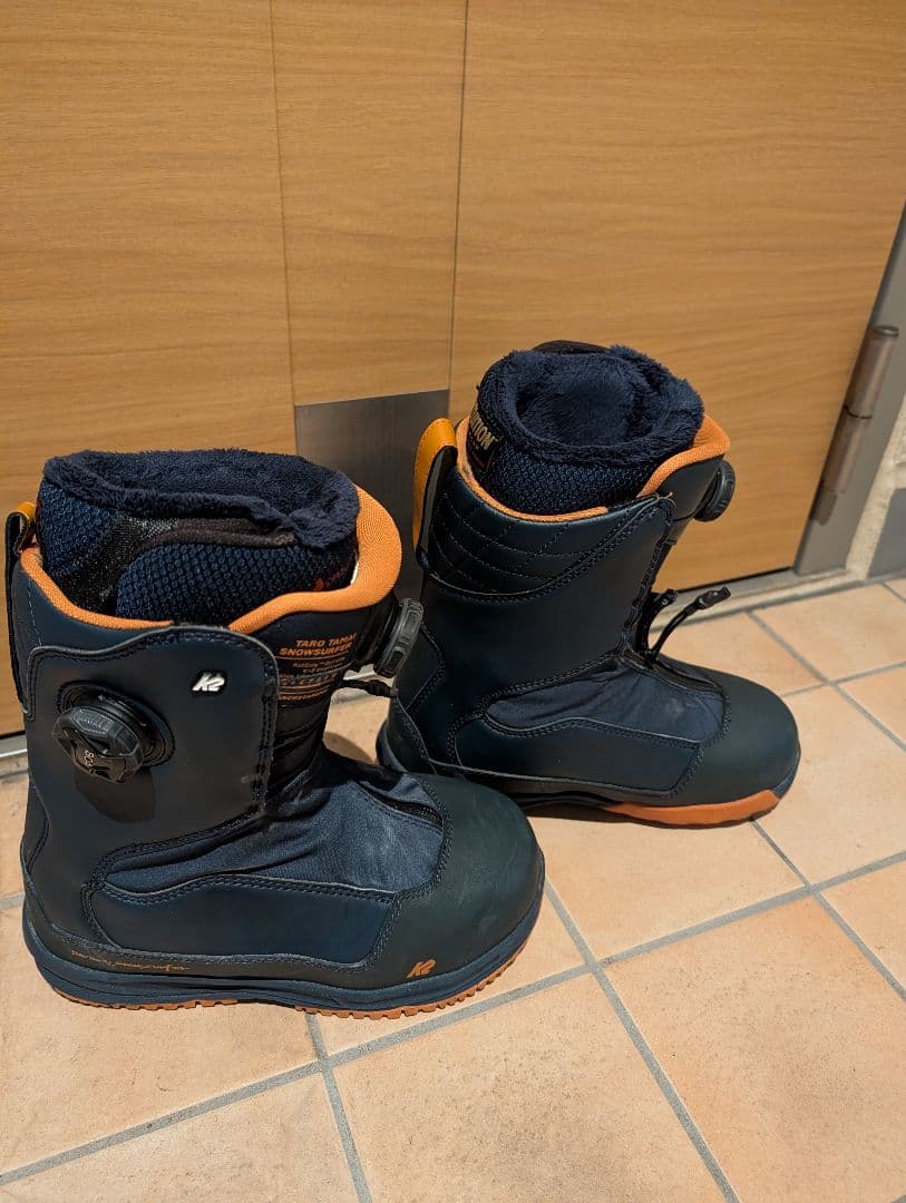 K2 スノーボードブーツ 女性用 ネイビー/オレンジ