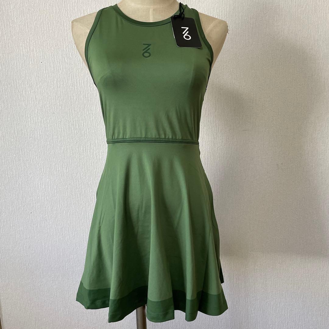 日本初上陸　セブンシックス　テニスウェア　ワンピース　グリーン