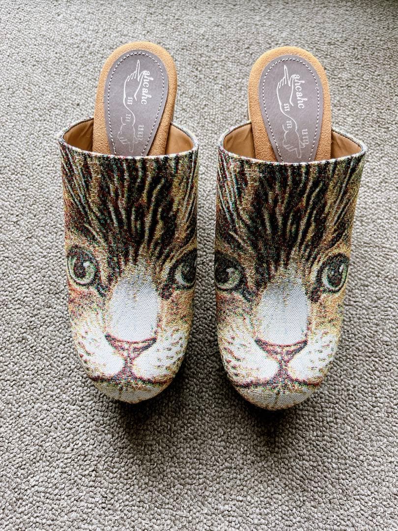 あちゃちゅむムチャチャ　猫　サンダル