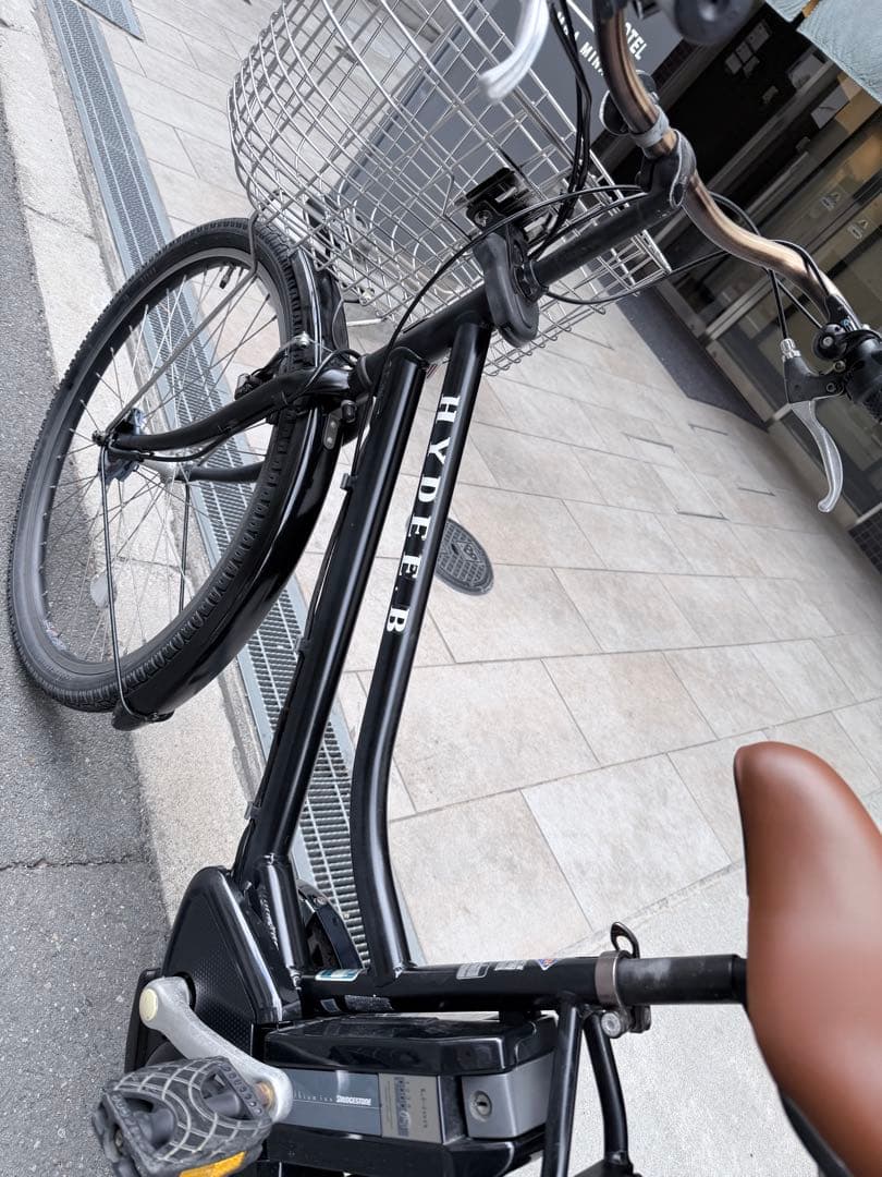 大阪府　ブリヂストン　電動アシスト自転車 ブラック