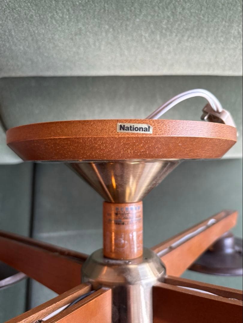 National ウッドシャンデリア　ミッドセンチュリー　ドムス風