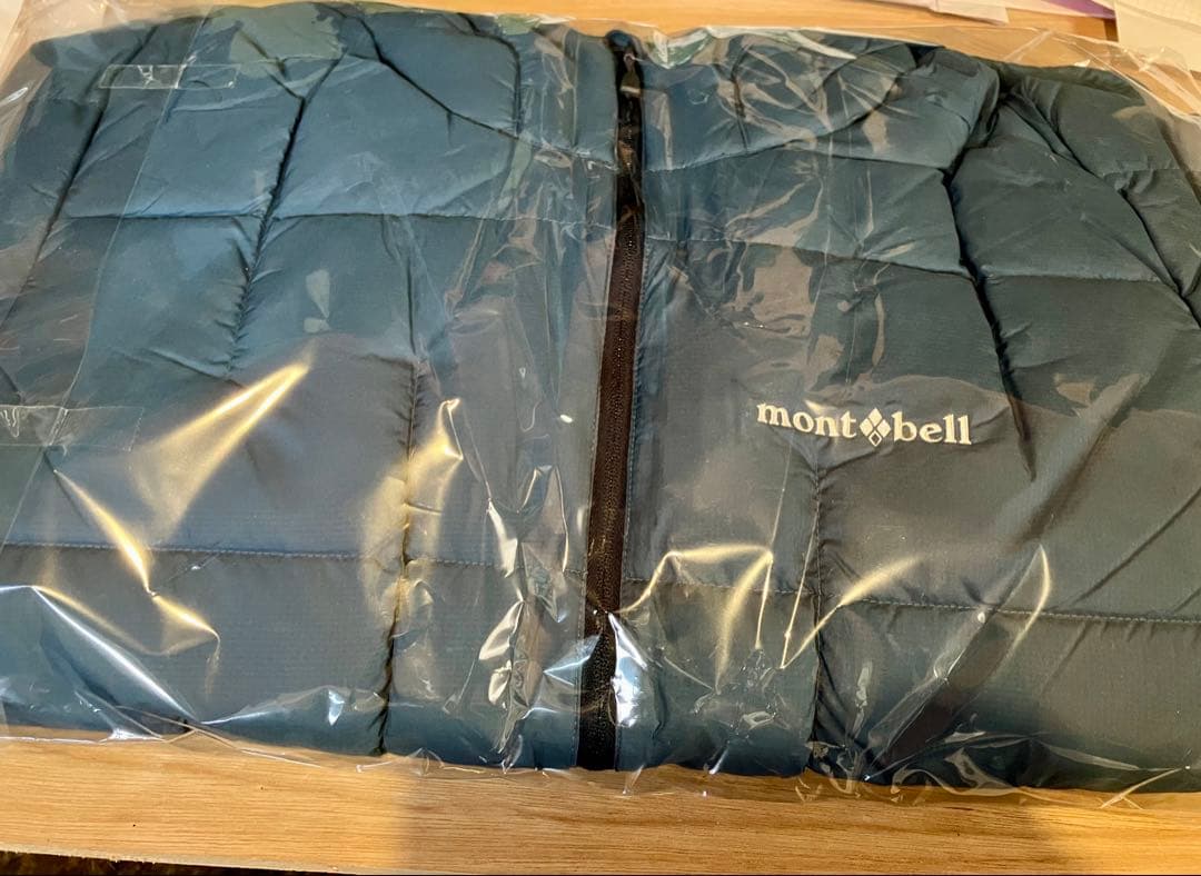 れ*ん様 mont-bell ネージュダウンパーカ ブルー M-Rサイズ（ゆった