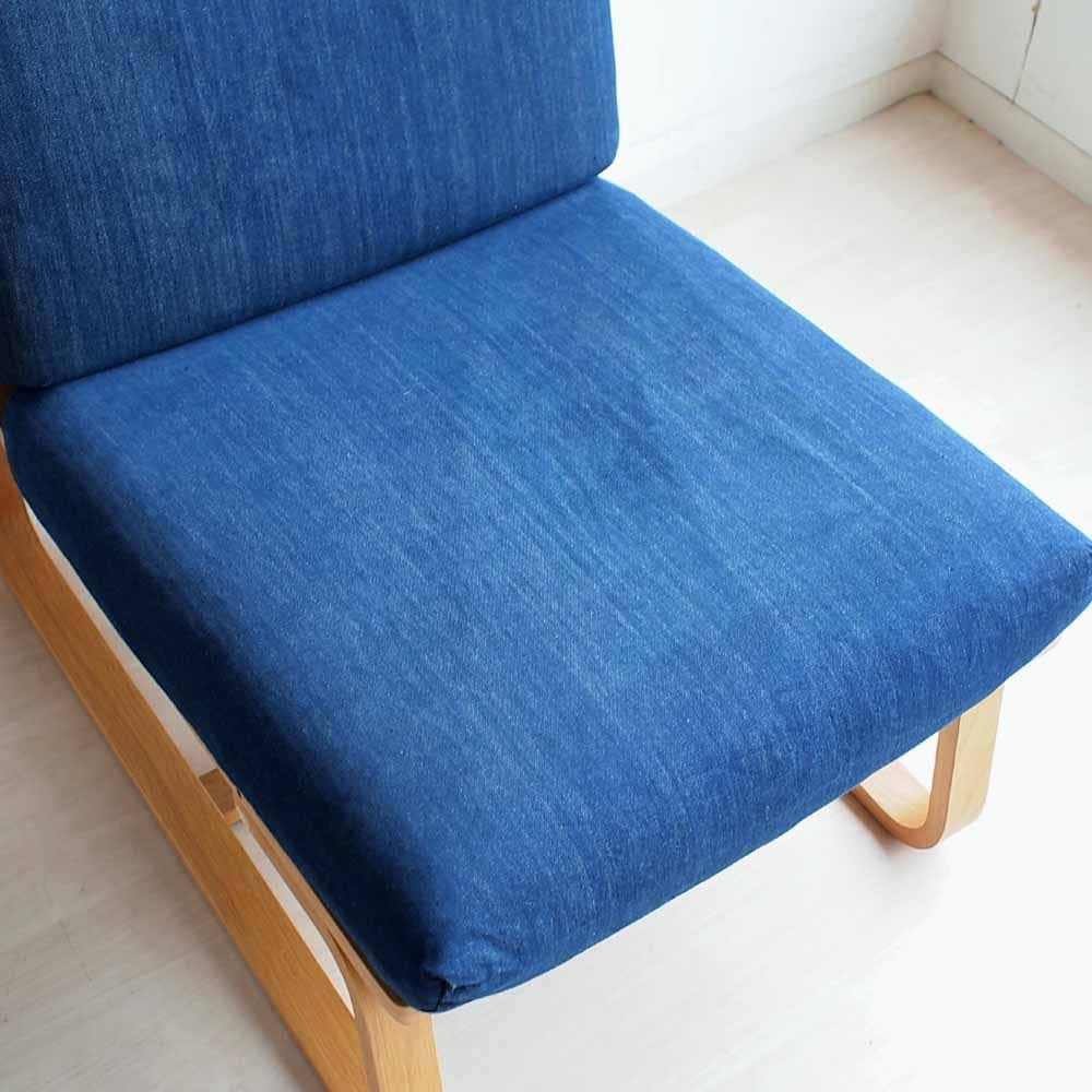 無印良品/MUJI ソファチェア デニム B ZR24191