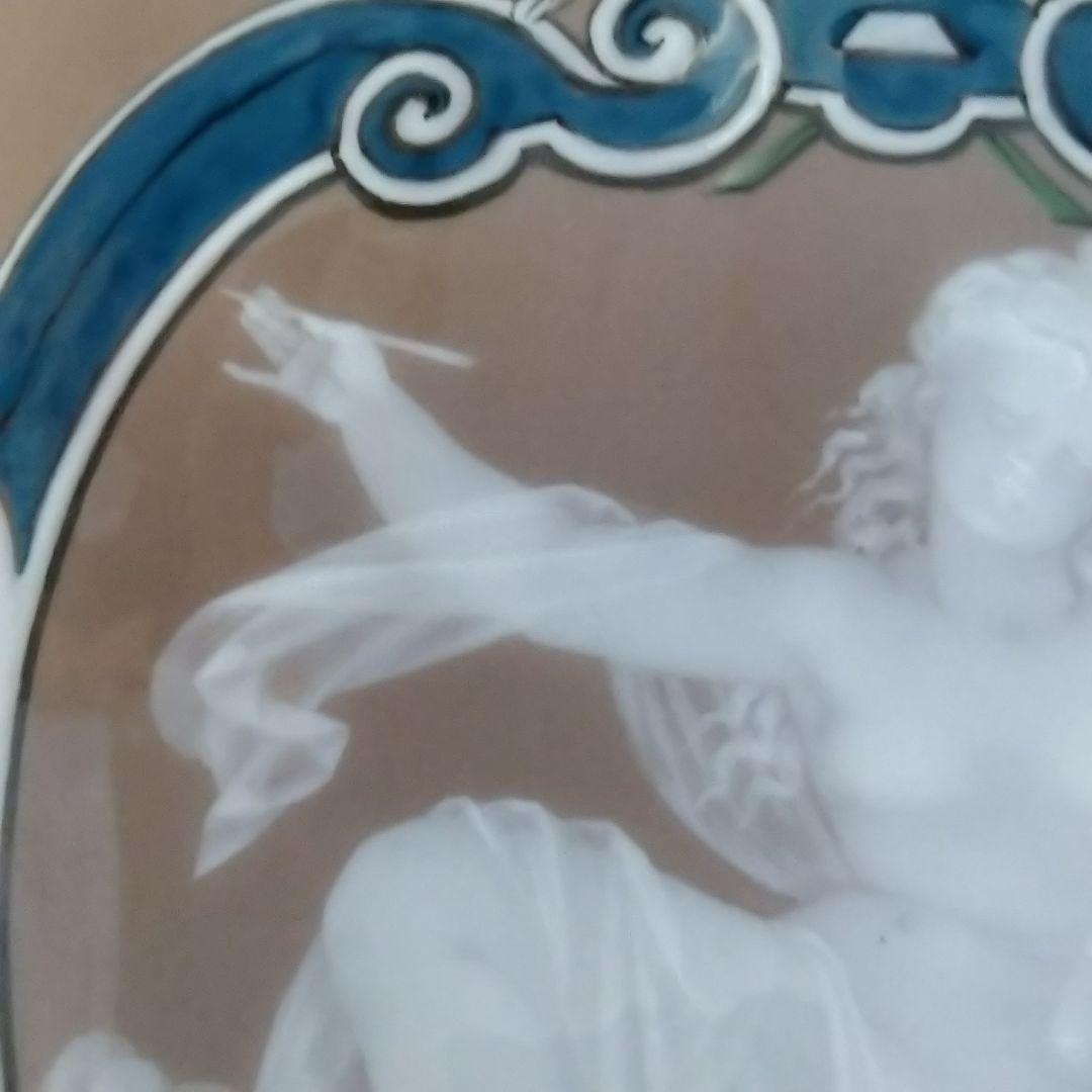 リモージュ(Limoges)パテシュールパテ『女神と天使文花瓶』