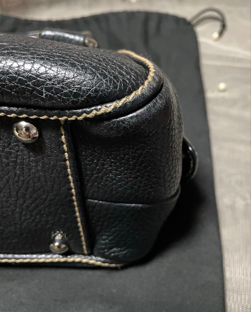 希少なミニサイズ CHANEL キャビアスキン　フリンジ ハンドバ