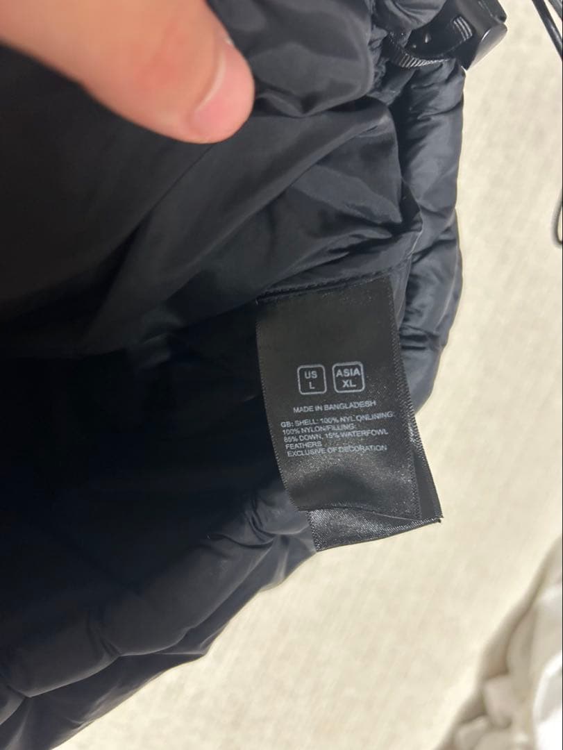 THE NORTH FACE ヌプシ ブラック ダウンジャケット700fill