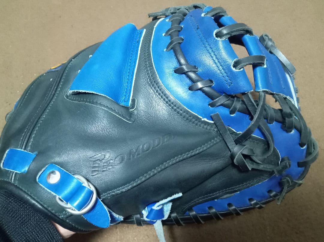 ZETT 軟式　キャッチャーミット　矢野モデル　阪神タイガース　ブルー