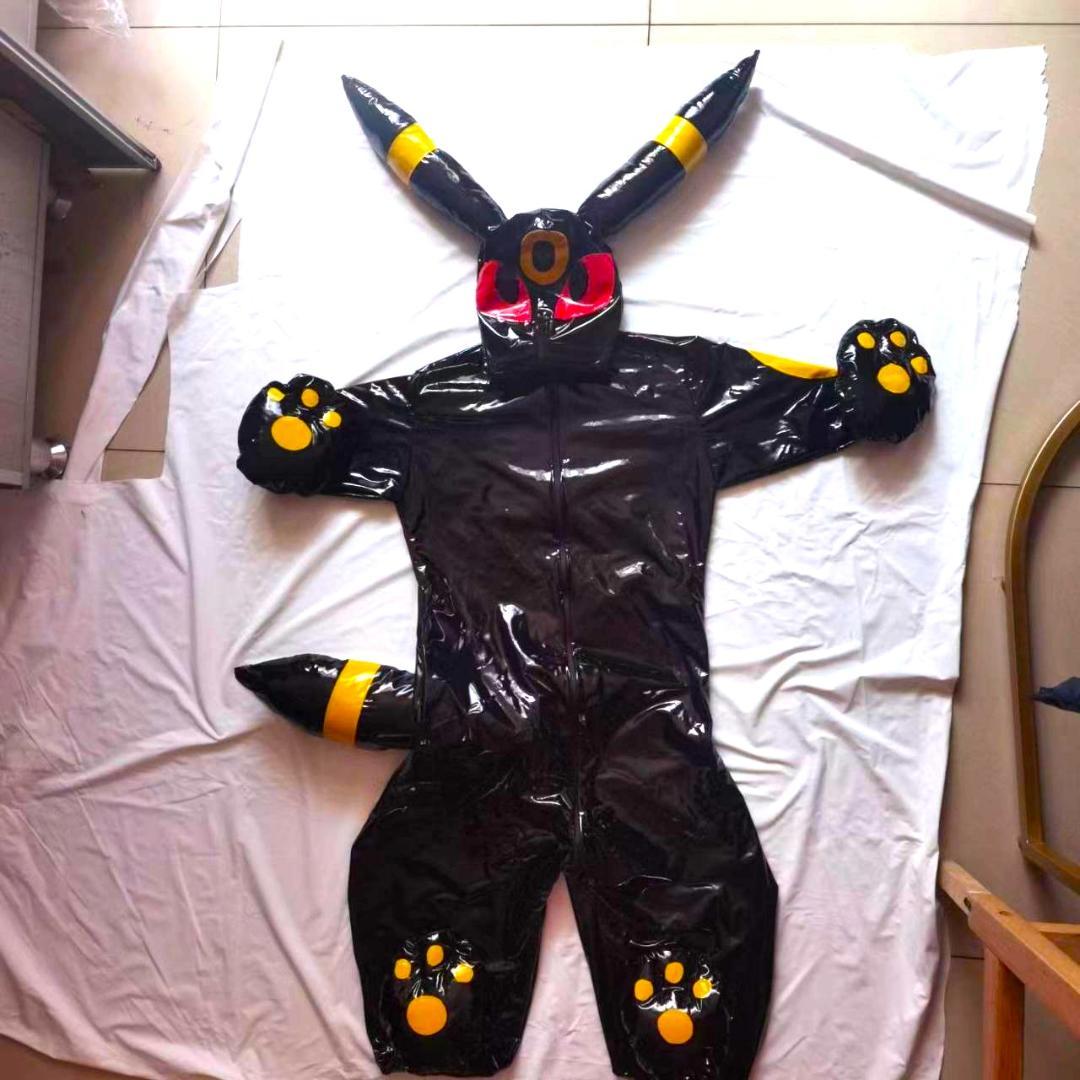 L*e様 エナメル　ヒトイヌ　全身タイツ　ゼンタイ　着ぐるみ　面　ラテックス　ラ