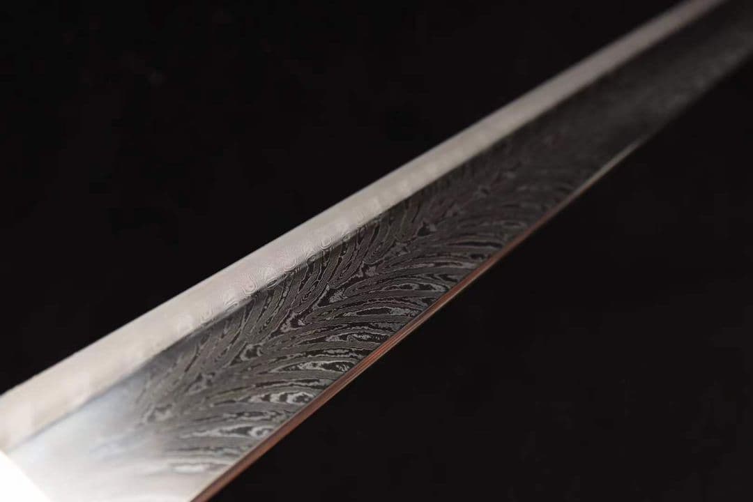 【羽紋百花唐刀】古兵器 武具　刀装具　日本刀　模造刀 居合刀