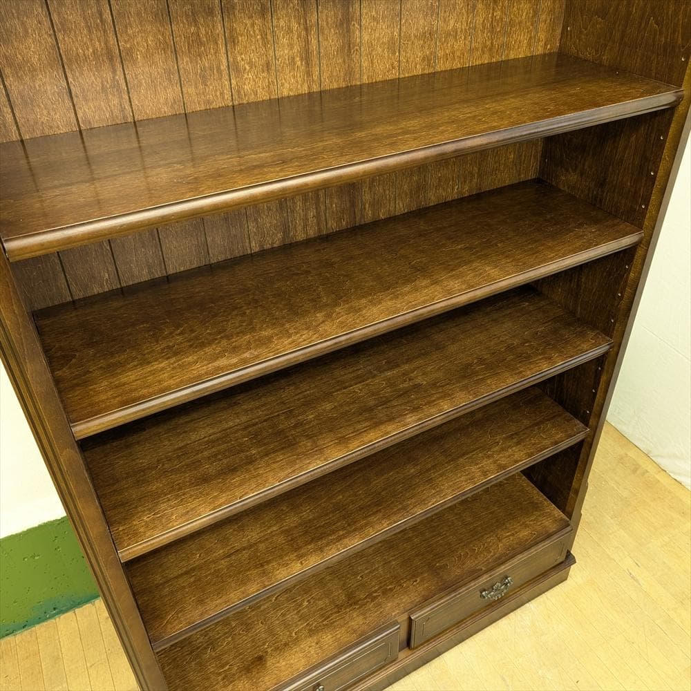カリモク　コロニアル　本棚　本箱　書棚　オープンラック　キャビネット　飾り棚